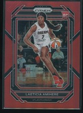 Laeticia Amihere 2023 Panini Prizm WNBA Red Prizm #140 Rookie RC /199