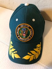 UNITED STATES ARMY RETIRED GREEN BALL CAP HAT - ONE SIZE FITS ALL