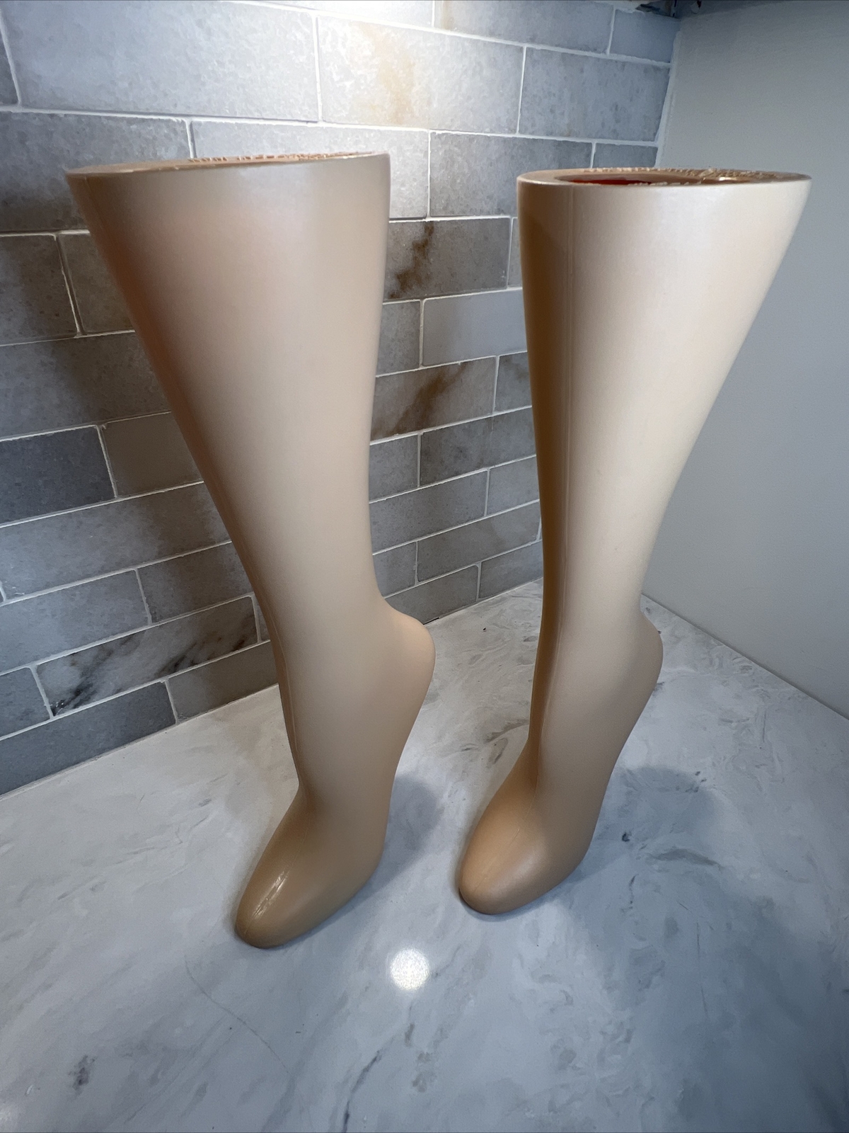 RPM Industries Shoe Form-Mannequin Leg, Stocking Display-Vintage #W-41- Set of 2