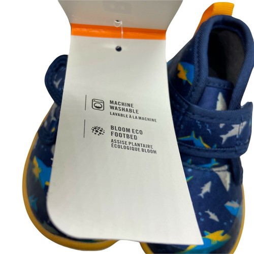 Bogs Shoes Outdoor Play Baby Size 5 Kicker Mid Shark Blue Round Toe Hook Loop - Picture 4 of 7