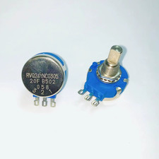 NEW 2PCS RVQ24YNC0305 potentiometer 20F B502 5K electrodeless potentiometer