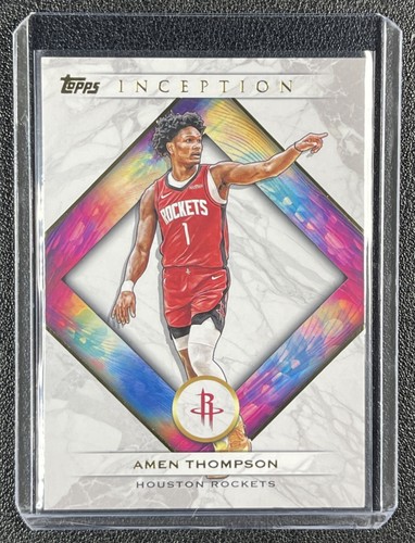 AMEN THOMPSON 2025-26 TOPPS INCEPTION #8 ROCKETS