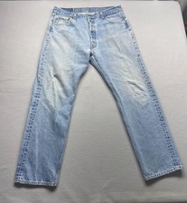 Levi'S 501XX Size 38x33 Vintage Made In USA Button Fly Jeans