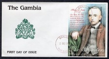 MANUEL DE FALLA CLASSICAL MUSIC COMPOSER S/S 2000 GAMBIA FDC