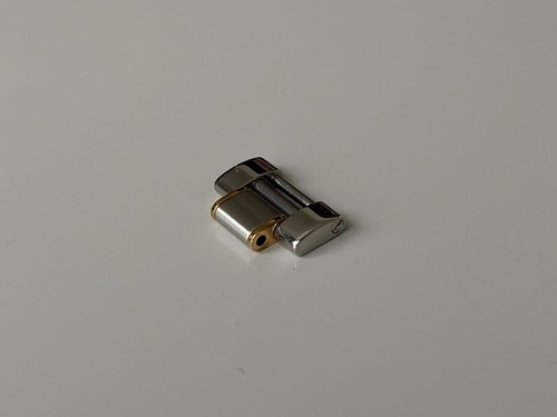 Cartier Must 21 1330 Watch Bracelet Link 16mm SS/GP Genuine Silver Gold