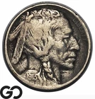 1913-S Buffalo Nickel Type 2 *Tougher Better Date* Choice VF, Low Mintage!