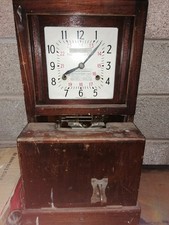 Vintage Clocking In Clock Machine Time Recorder Factory Clock Blick