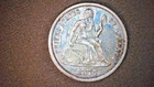 1877  US Seated Liberty Dime, Circulated .900 Silver (US-9246)