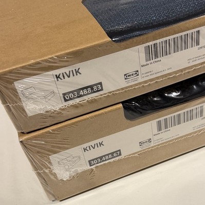 IKEA Kivik Bezug für 2-er Sofa mit Recamiere Hillared dunkelblau 003.488.83 NEU