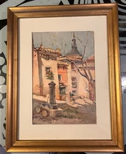 A Marc Markovitch Lithograph Toledo Spain Signed Vintage Limited Stehli Freres