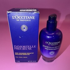 L'Occitane Immortelle Precious Enriched Emulsion 2.6 Oz/75ml - New .