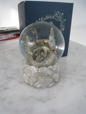 Harry Potter Hogwarts Express Train Snow Globe Music Box Pottery Barn - Nice!