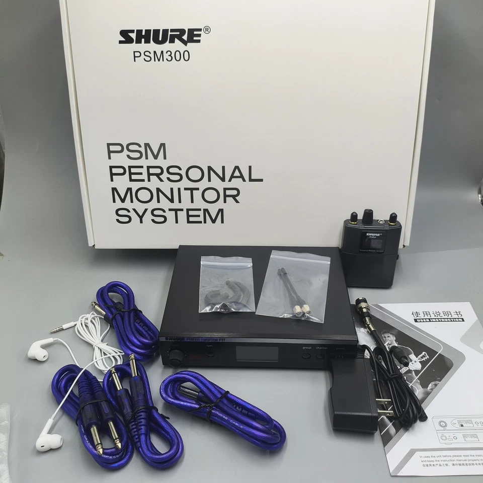 PSM300 In Ear Monitor System Wireless IEM System Support Stereo Sound New - Image 2 of 4