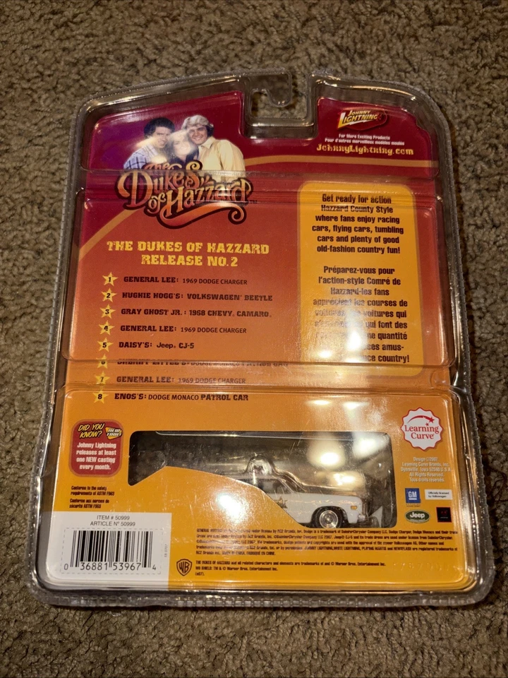 2007 1:64 Johnny Lightning Dukes Of Hazzard Dodge Monaco Patrol Car - Image 3 of 3