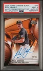 2025 Topps Chrome Black Auto /25 Orange Refractor Paul Skenes Psa 9 DNA 10
