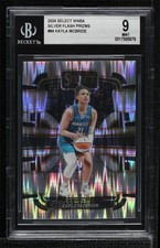 2024 Select WNBA Concourse Silver Flash Prizm Kayla McBride #84 BGS 9 MINT 3hd