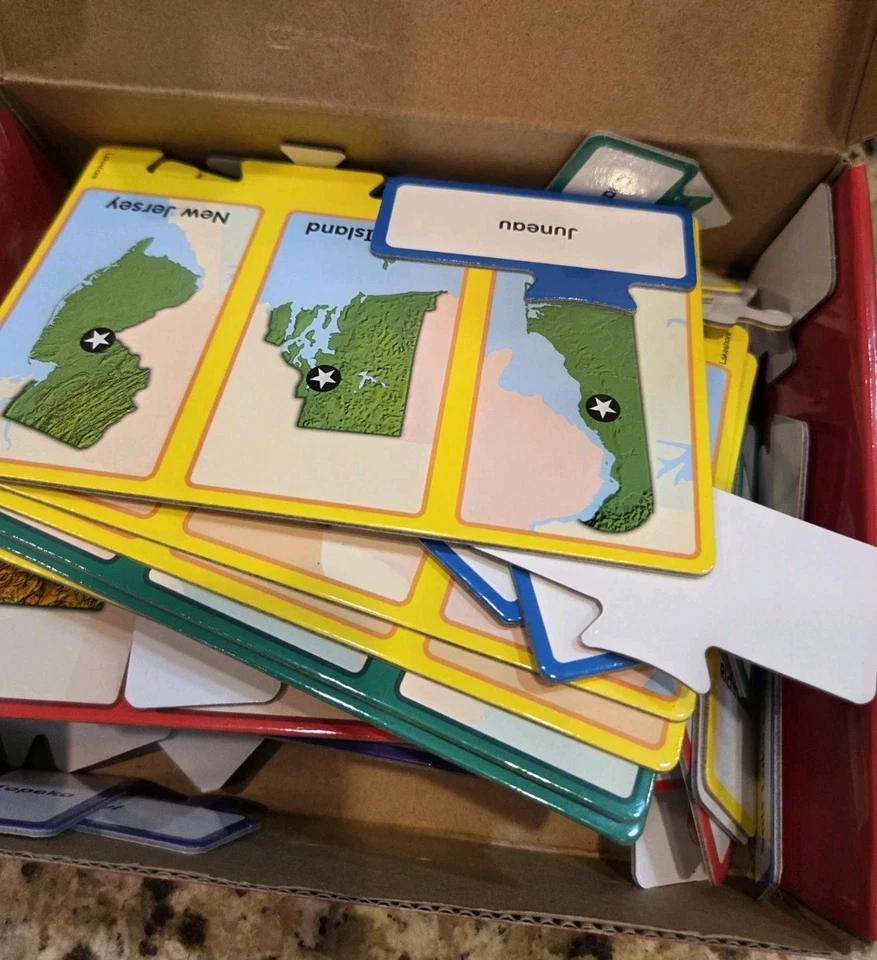 Lakeshore Estados y capitales de Estados Unidos enfrentamientos aumentan habilidades geográficas educación Foto 4 de 4