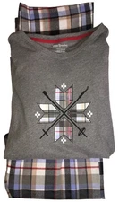 VERA BRADLEY 2PC PLAID SNOWFLAKE  PAJAMA PANTS SET WOMENS Sz M~XL & 3XL NWT