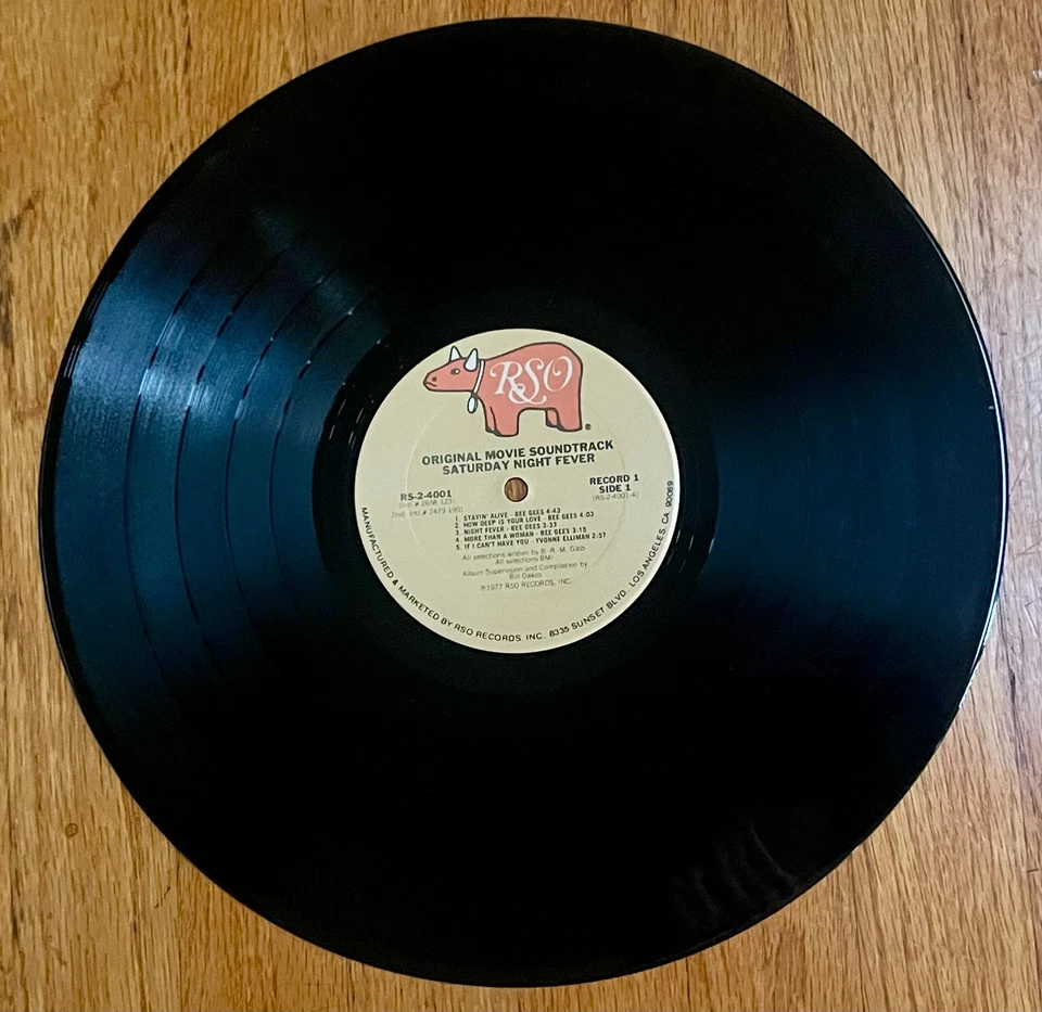 Saturday Night Fever Original Soundtrack 1977 Vinyl 2-LPs RS-2-4001 - Image 2 of 4