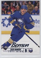 2024-25 Upper Deck Fleer Ultra Blue Foil 99/399 Zach Benson #38 1os2