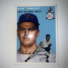 BOB TURLEY 1954 TOPPS BASEBALL ORIOLES #85 Q5451