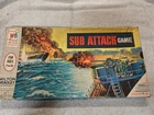 Milton Bradley Vintage Sub Attack Board Game 1965 Edition