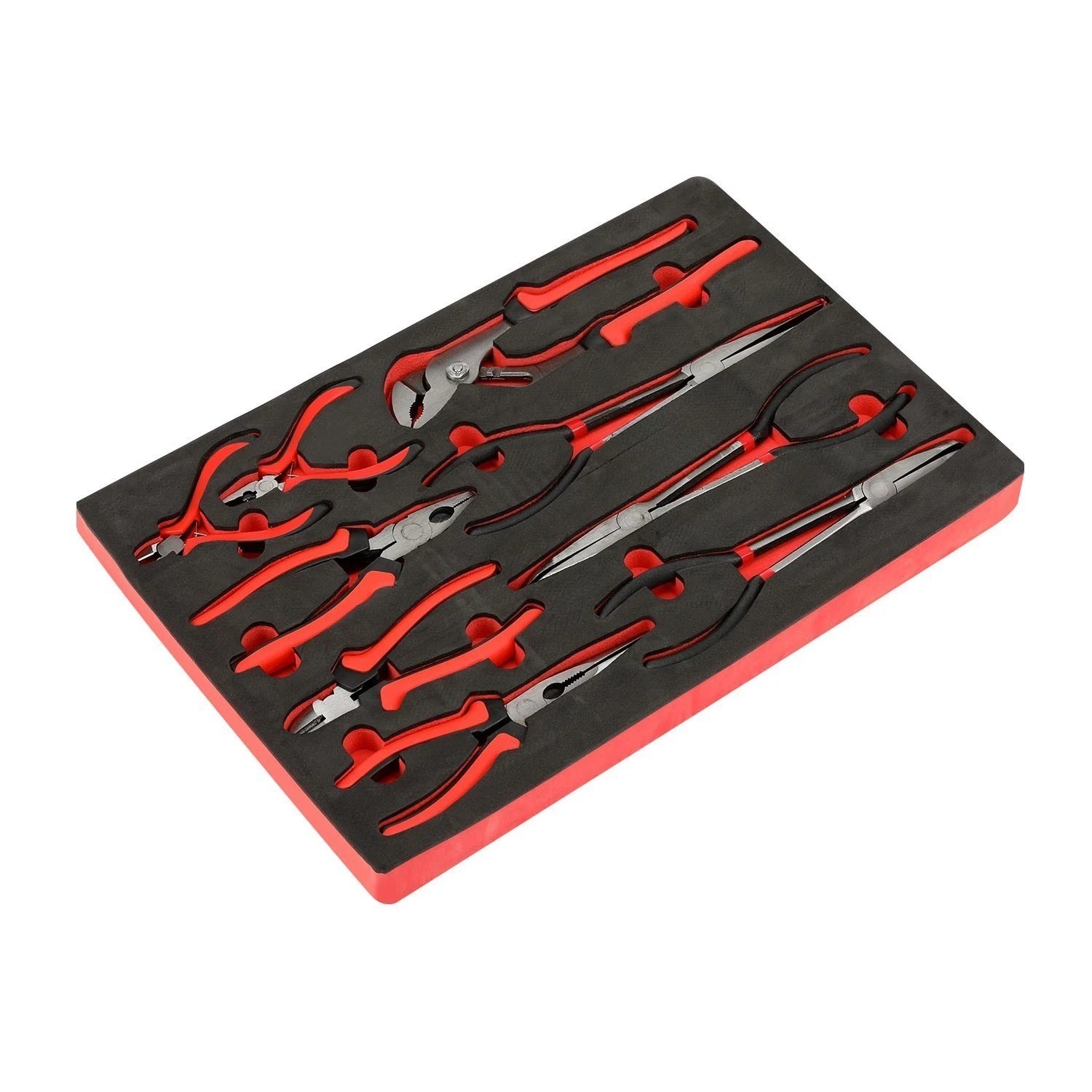 9-Piece Pliers & Tool Tray Set Complete Hand Tools Collection UK Shipment