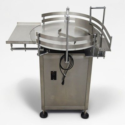 23.6'' Auto Round Bottle Accumulation Table Stainless Assembly Line Bottle Sorter