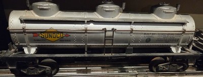 Classic Sunoco 3 Dome Tank Car - O Gauge