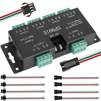 SP901E LED Streifen Verstärker 5V-24V Signal Daten SPI Repeater Controller adressierbar