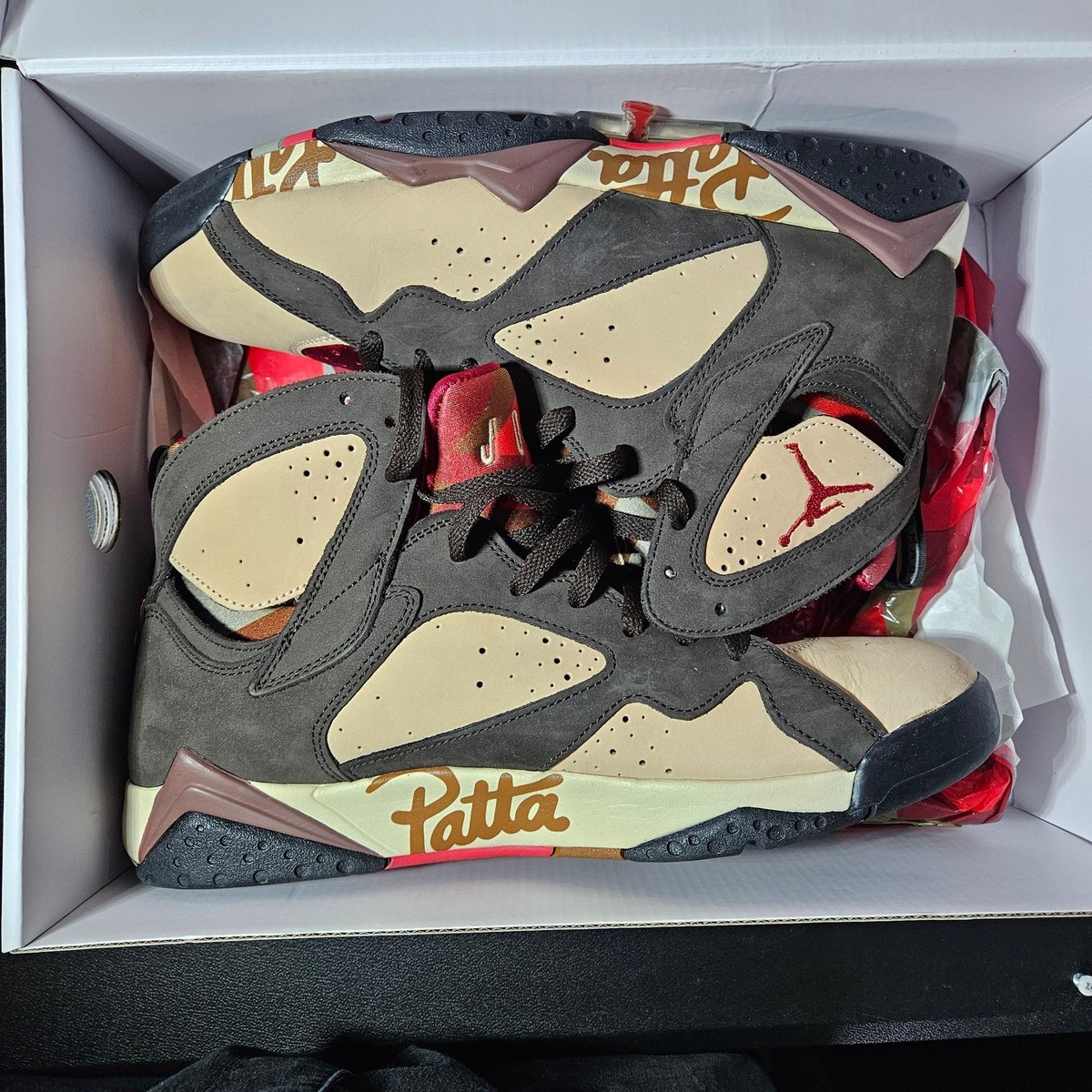 Air Jordan 7 Retro Patta Shimmer 11.5M VNDS Used Excellent  display picture 2