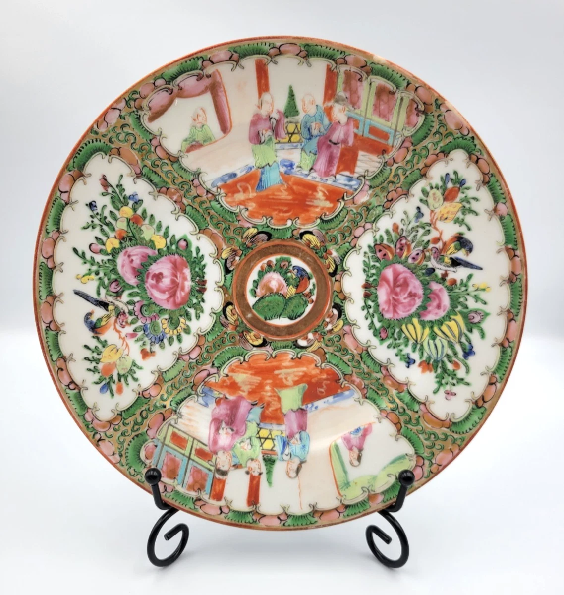 アンティーク　チャイナ　ローズメダリオン ２枚　Chinese Rose Rose Medallion for sale | eBay