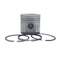 Kolben + Kolbenring-Satz (0,50 Mm-üBergrößE-85,50 Mm): Kompatibel Mit Kubota / V