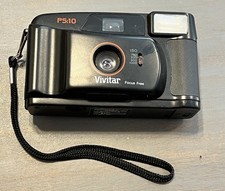 Vivitar PS:10 Focus Free Built-in Flash Point  Shoot 35mm CAMERA - FREE SHIP 
