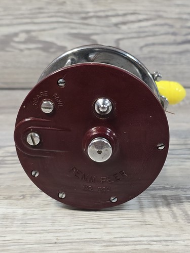 Mulinello PENN PEER 309 Levelwind perfettamente funzionante e funzionante vintage - Foto 7 di 8