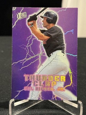 1996 Fleer Ultra Thunderclap Cal Ripken Jr. Insert #17 Orioles
