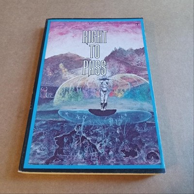 Paul Williams Right To Pass 1977 Berkley Windhover Books 8vo SC VG+