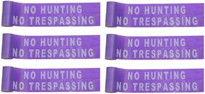 C.H. Hanson 100 Ft. L X 6 In. W Plastic No Hunting No Trespassing Barricade Tape
