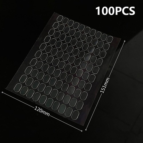 100pcs Double -sided Rubber Mat Label, Used For Doll Feet Fixed Patch - Picture 4 of 8