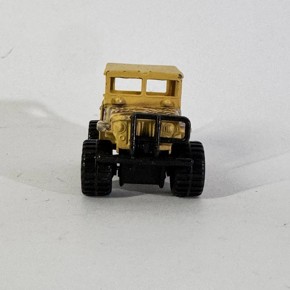 Matchbox CJ Series Jeep 4x4 Tan Desert Tan Camouflage Die Cast - Image 3 of 4