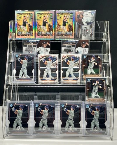 2023 Bowman Max Clark Prospect 15 Card Lot 1st Chrome Draft Base Insert Tigers