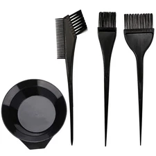 MOONMINI Hair Dye Color Brush and Bowl Set, Color Bowl Brushes Tool Mixing Bowl