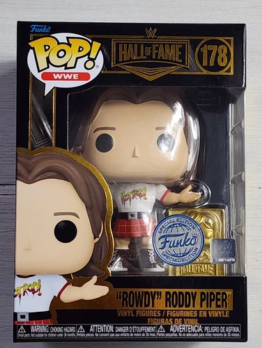 Rowdy Roddy Piper 178 Hall of Fame Special Edition WWE Funko Pop Vinyl
