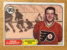 1968 Topps #89 Bernie Parent RC HOF Vintage Philadelphia Flyers Rookie