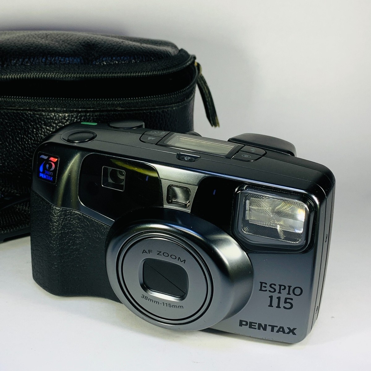 GUCCIケース付き PENTAX ESPIO 115 コンパクトフィルムカメラ Mint] Pentax Espio 115 x Gucci 75th Anniversary Edition Compact