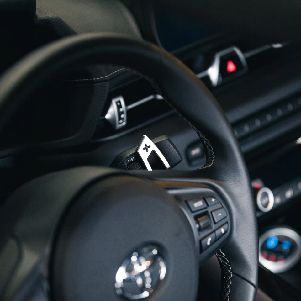 Titan Motorsports Billet Shifter Paddles fit Toyota MKV/A90 Supra - Black - Image 2 of 4