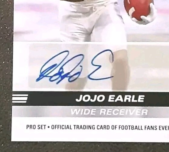 JOJO EARLE RC AUTO 2022 Leaf Pro Set #PSA-JE1 Rookie Alabama view 3