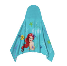 Disney Little Mermaid Hooded Towel 24"x 50" 