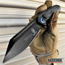 8" Tactical Knife Pocket Knife 3.3" Blade Camping Knife EDC Folding Knife