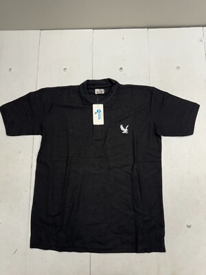 Wise Up 2 Rise Up Black Short Sleeve Polo T Shirt Mens Size XXL